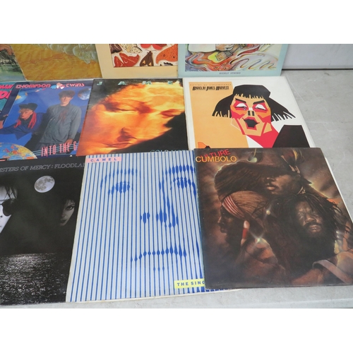 308 - Fifteen Vinyl Rock and Pop LP' Albums by various artists to include, Frank Zappa, thompson Twins,  J... 