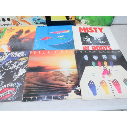 315 - Fifteen Vinyl Rock and Pop LP' Albums by various artists to include, Dire Straights, USM, Peter Gree... 