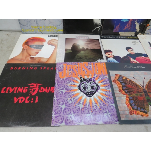 317 - Fifteen Vinyl Rock and Pop LP' Albums by various artists to include, U2, Clannad, eurythmics, Jesus ... 