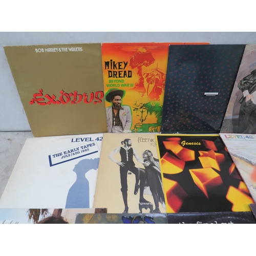 318 - Fifteen Vinyl Rock and Pop LP' Albums by various artists to include, Level 42, Fleetwood, Santana, G... 