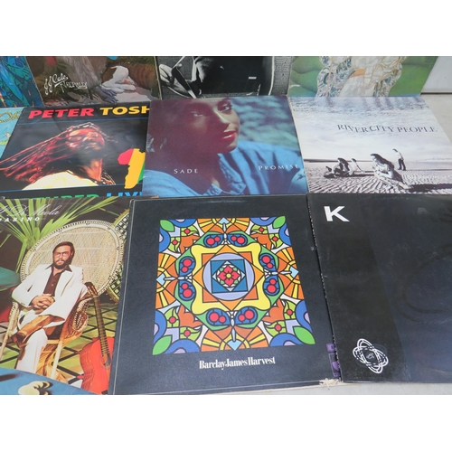 319 - Fifteen Vinyl Rock and Pop LP' Albums by various artists to include, Sade, Barker James Harvest, Ian... 