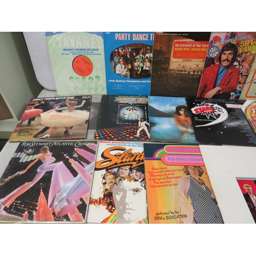 333 - Approx 30+ Vinyl LP's to include Rod Stewart, Police, Tavares etc, see photos