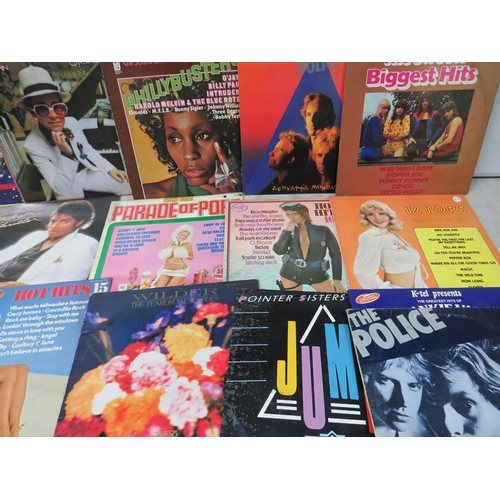 333 - Approx 30+ Vinyl LP's to include Rod Stewart, Police, Tavares etc, see photos