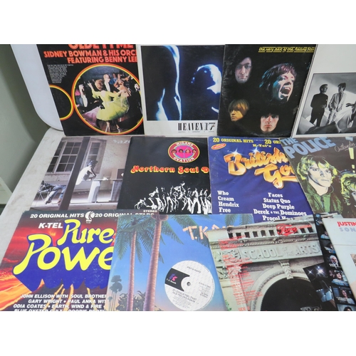 334 - Approx 30+ Vinyl LP's to include Japan, Stones, Adam & Ants, Deep Purple, etc, see photos