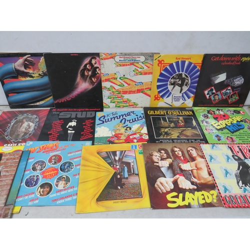 334 - Approx 30+ Vinyl LP's to include Japan, Stones, Adam & Ants, Deep Purple, etc, see photos