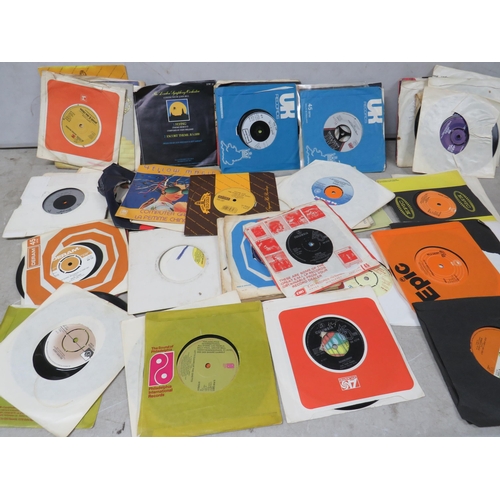 335 - Approx 100+ Vinyl 45's Singles from the 1980's era. See photos