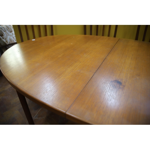 926 - Mid 20th Century, Mc'intosh Teak Extending Dining Table with six chairs ,  Some slight marking to ta... 