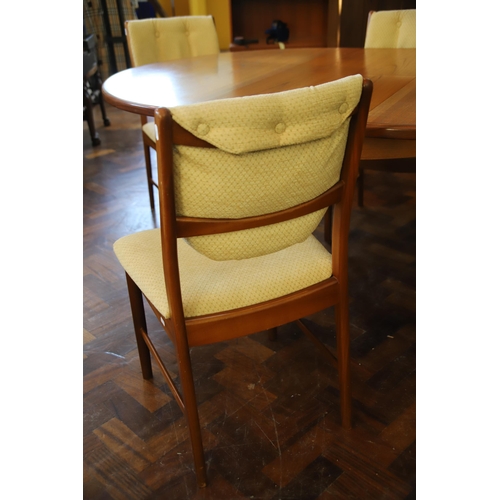 929 - Mid 20th Century G-Plan Fresco Extending Table with matching chairs H:29 x W:66 (extended) D:36ll in... 