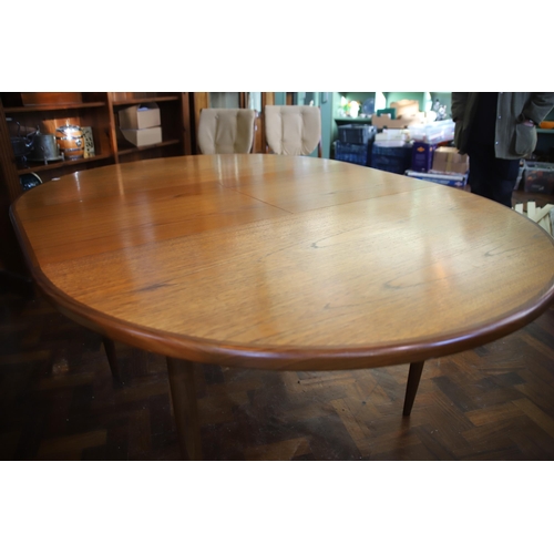 929 - Mid 20th Century G-Plan Fresco Extending Table with matching chairs H:29 x W:66 (extended) D:36ll in... 