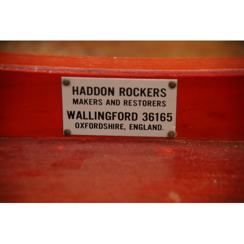 940 - Rocking Horse made by Haddon Rockers of Wallingford. In good condition and almost complete but is mi... 