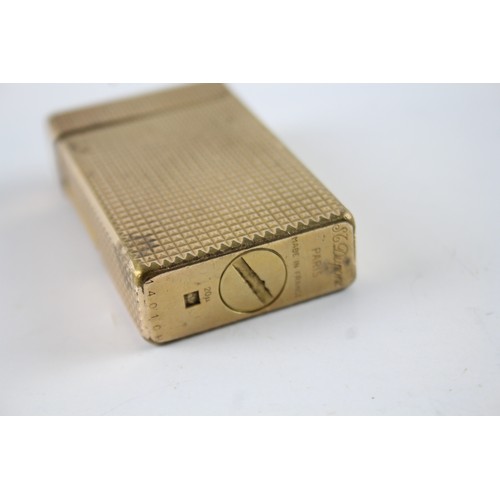 534 - St Dupont Gold Plated Lighter FOR REPAIR 457526