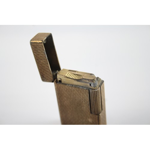 536 - St Dupont Gold Plated Lighter FOR REPAIR 574675