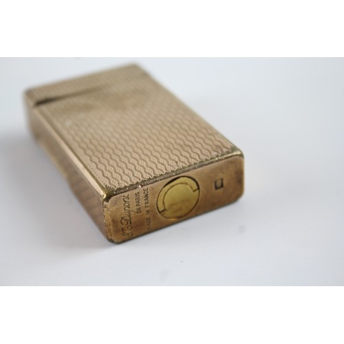 536 - St Dupont Gold Plated Lighter FOR REPAIR 574675