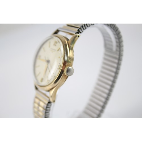 544 - Vintage Longines 9ct Gold Watch Hand-Wind Working  411312