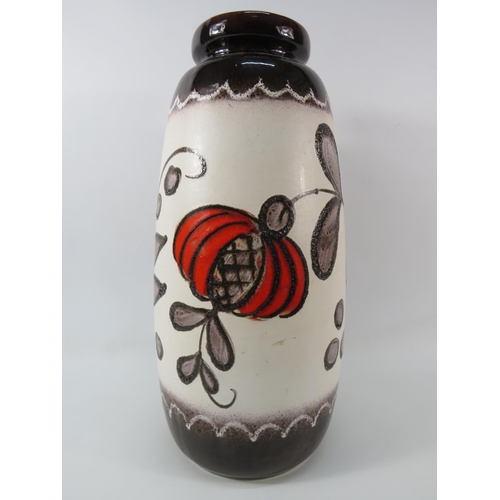 548 - West German Scheurich fat lava floor vase, 18.5