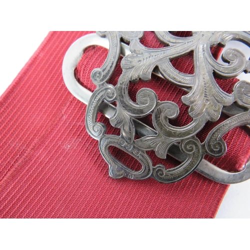 579 - Antique Birmingham Sterling silver Nurses Belt, date mark 1897.