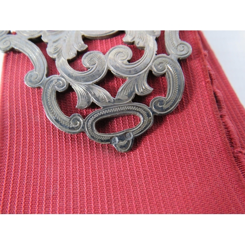 579 - Antique Birmingham Sterling silver Nurses Belt, date mark 1897.