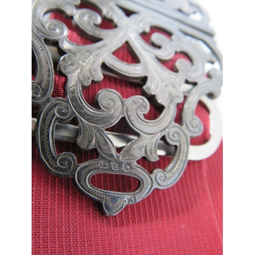 579 - Antique Birmingham Sterling silver Nurses Belt, date mark 1897.