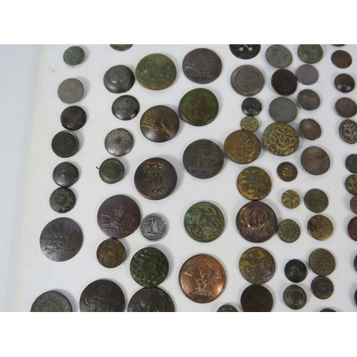 583 - Large Selection of Antique Buttons all metal detecting finds.