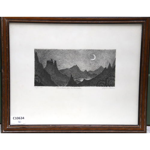 961 - Original Pencil sketch by Jaqueline Howson Aug 1995.  Frame size 13. x 15 inches. See photos