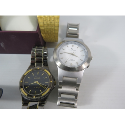 378 - Selection of Mens Quartz wristwatches, Rotary, Limit, Sekonda, Accurist etc.