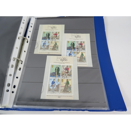 601 - Queen Elizabeth 80th Birthday first day cover coin collection plus a folder of mint stamps.