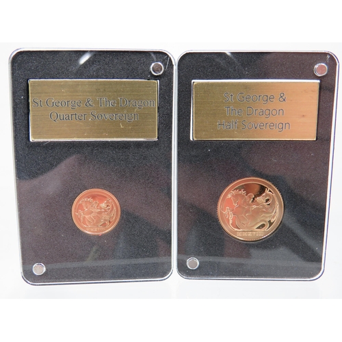 345 - UK 2018 Half Sovereign plus a UK 2018 Quarter Sovereign, both come in presentation pack. See photos ... 