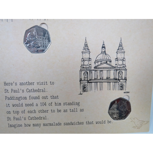 801 - Royal Mint 2018 Paddington at the Palace Commemorative 50p Coin, Silver Proof and ltd edition 0826/1... 