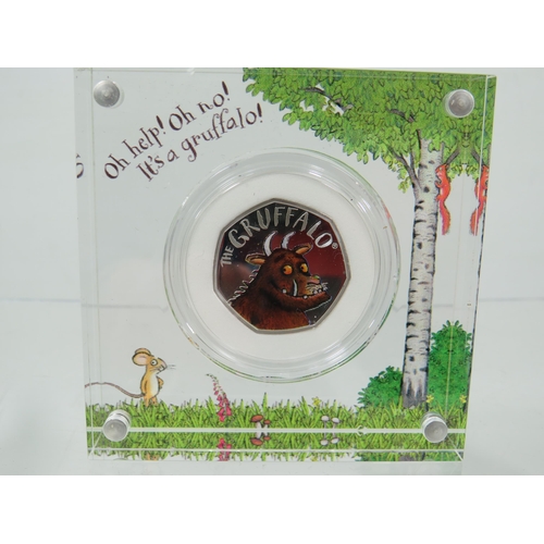 802 - Royal Mint 2019 UK Silver Proof 50p Coin Minted to commemorate 20 years of 'The Gruffalo' Comes with... 