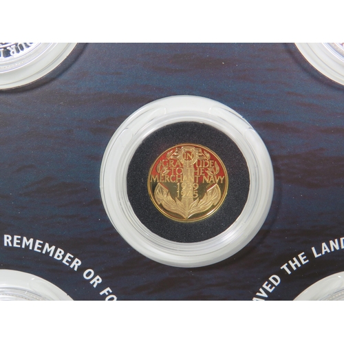 808 - Merchant Navy Official Products Commemorative Coin Pack for The Battle of the Atlantic 1939-45 which... 