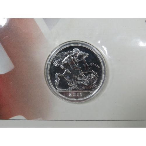 811 - Royal Mint 2013 UK Fine Silver �20 Coin .999.  in unopened Cello wrap. See photos