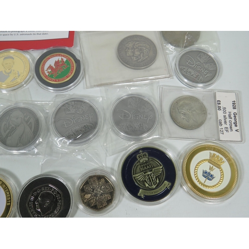 819 - Selection of Commemorative coins which have not been tested or have certification. See photos.