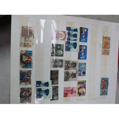 826 - Good Selection of part filled stamp albums containing world stamps.  See photos