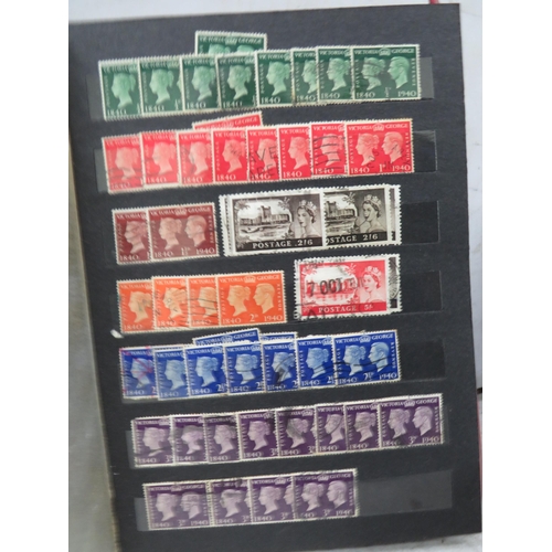 827 - Good Selection of part filled stamp albums containing world stamps.  See photos