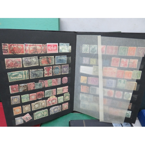 827 - Good Selection of part filled stamp albums containing world stamps.  See photos