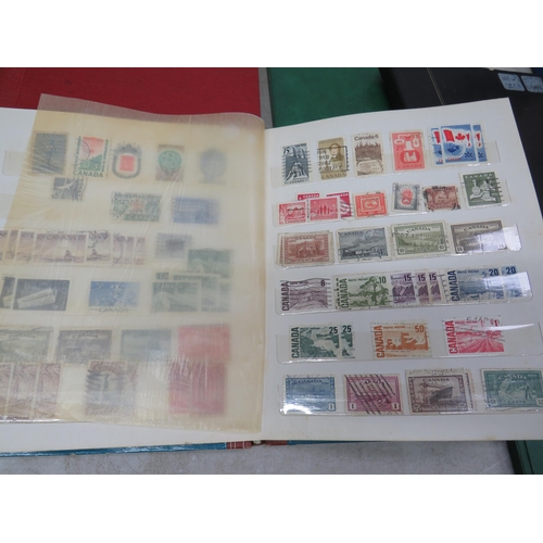 827 - Good Selection of part filled stamp albums containing world stamps.  See photos