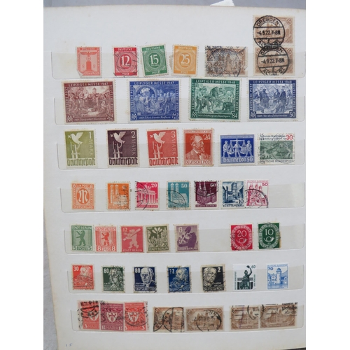 828 - Good Selection of part filled stamp albums containing world stamps.  See photos