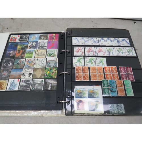 830 - Good Selection of part filled stamp albums containing world stamps.  See photos