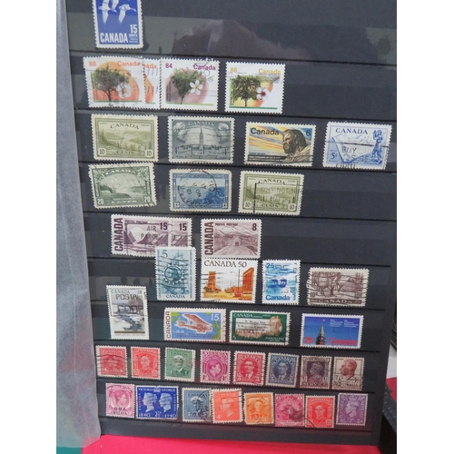 830 - Good Selection of part filled stamp albums containing world stamps.  See photos