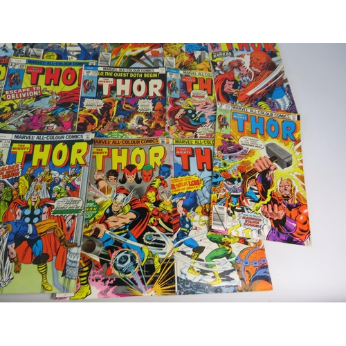 644 - 23 Vintage Marvel comics, Thor and Captain America.