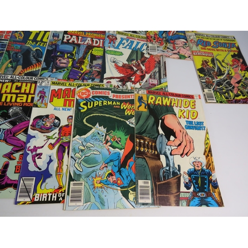 645 - 28 Vintage Marvel comics including Marvel Premiers etc.