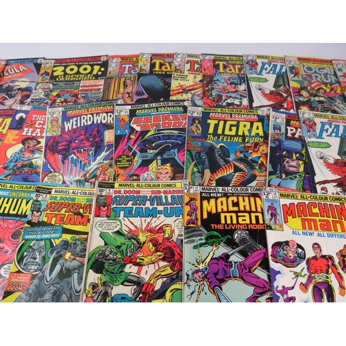 645 - 28 Vintage Marvel comics including Marvel Premiers etc.