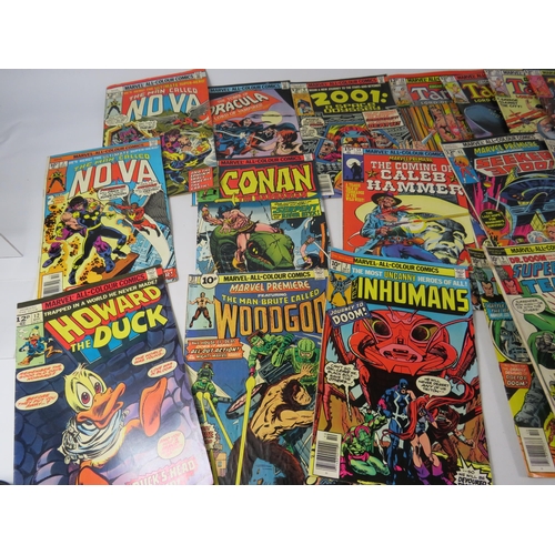 645 - 28 Vintage Marvel comics including Marvel Premiers etc.