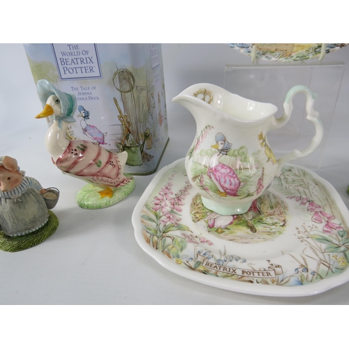 656 - Royal Doulton Beatrix Potter and Brambly Hedge figurines and ceramics.