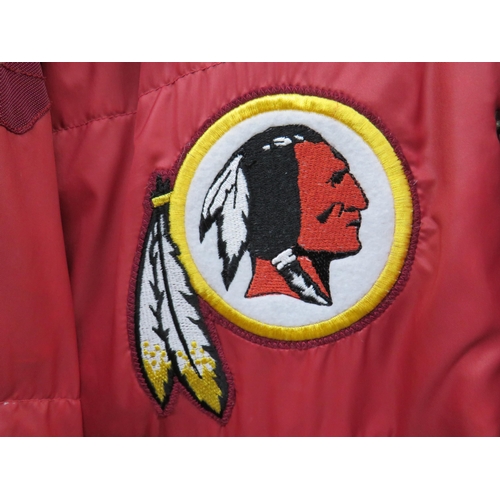 751 - Genuine NFL Officially licenced Product of Campri, Team Line, Linebacker Redskins Coat, in excellent... 