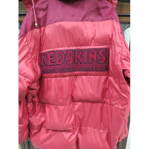 751 - Genuine NFL Officially licenced Product of Campri, Team Line, Linebacker Redskins Coat, in excellent... 