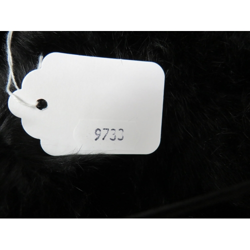 752 - Genuine Fur Coat in good condition UK size Large.  See photos