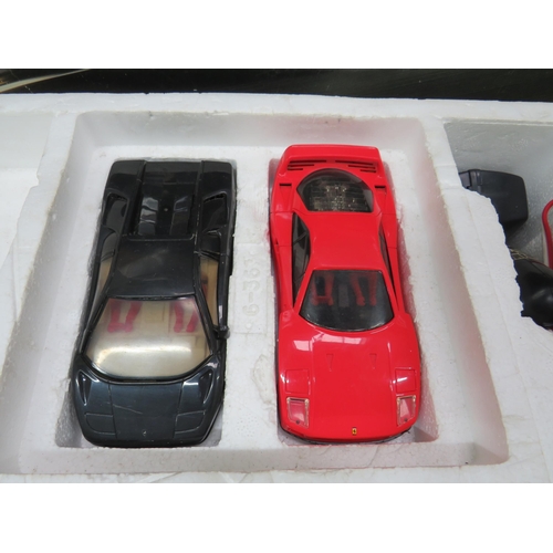 761 - Scalextric Road Racing Set which appears to be complete. Box in complete but tatty condition. See ph... 