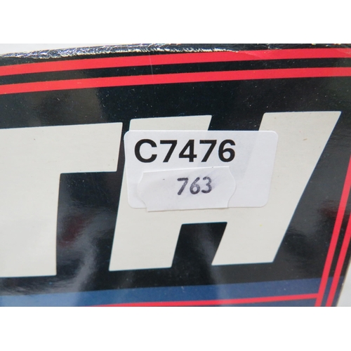 763 - Scalextric Ford RS Cosworth Road Racing Set which appears to be complete. Box complete but in slight... 