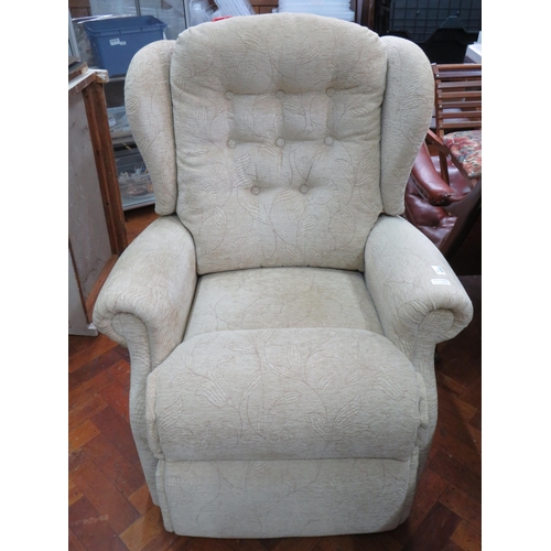 778 - Good Clean and Tidy Electric Rise/Recline chair with two motors. All works perfectly.   See photos